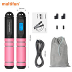 Jump Rope, Multifun Speed Skipping Rope With Calorie Counter, Adjustable Digital Counting Jump Rope With Ball Bearings And Alarm