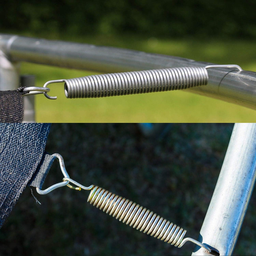 40 Pack Trampoline Springs 5.5Heavy Duty Galvanized Steel Replacement Trampoline Parts Springs With T Hook, Great For Outdoor Tr