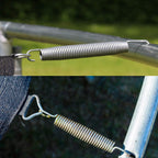 40 Pack Trampoline Springs 5.5Heavy Duty Galvanized Steel Replacement Trampoline Parts Springs With T Hook, Great For Outdoor Tr