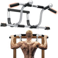Yes4All Heavy Duty Steel Elevated Door Pull Up Bar, Adjustable Pull Up Bar For Doorway Of 24 To 36 Inch, Multi-Grip For Differen