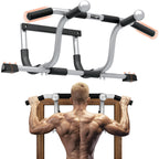 Yes4All Heavy Duty Steel Elevated Door Pull Up Bar, Adjustable Pull Up Bar For Doorway Of 24 To 36 Inch, Multi-Grip For Differen