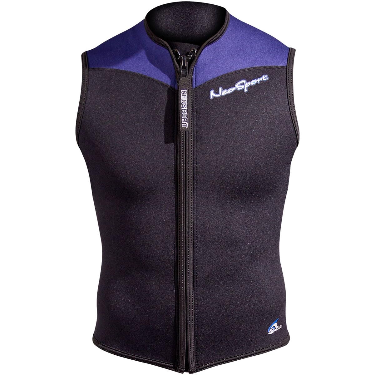 Neosport 2.5Mm Men'S Sport Vest-Black/Blue-Medium