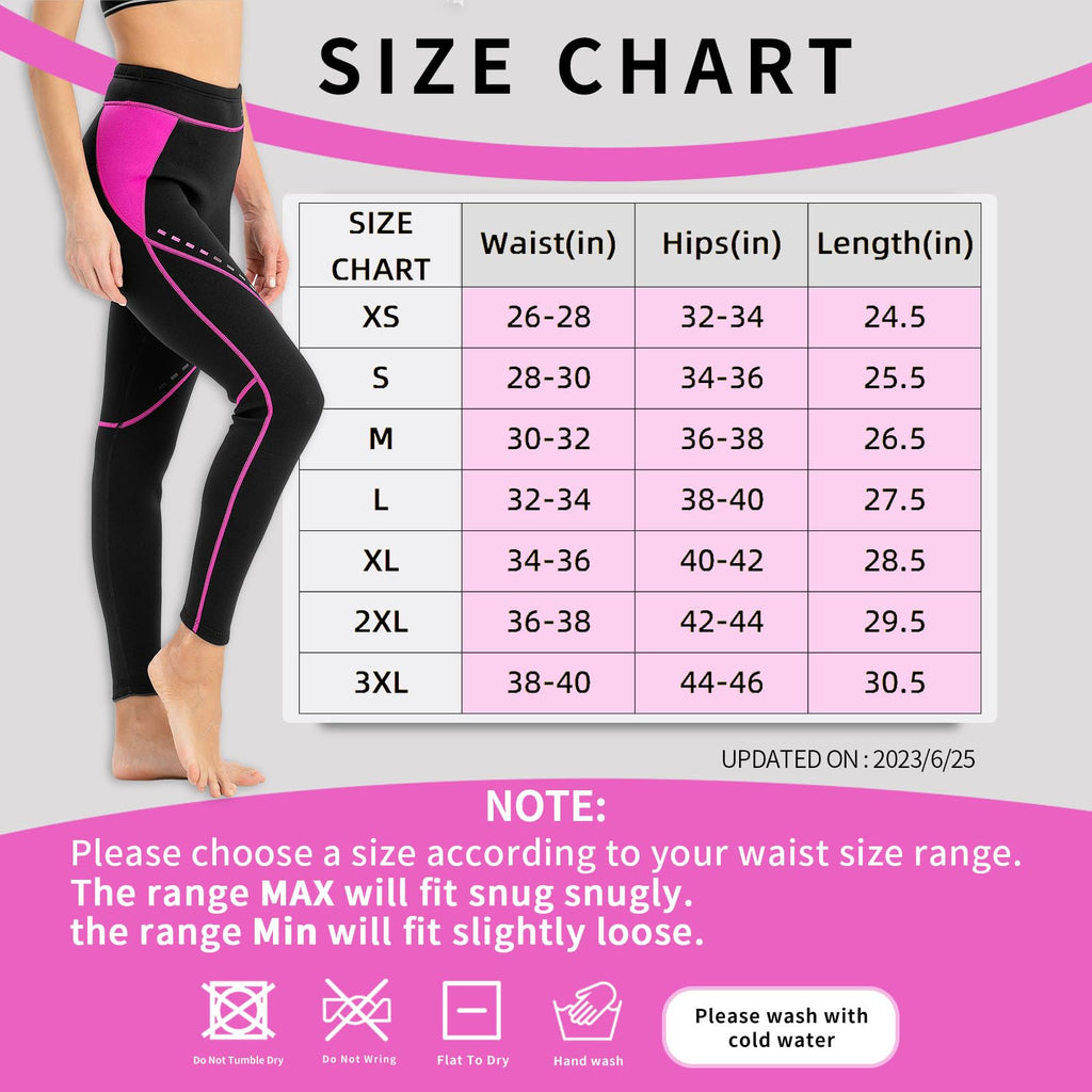 Goldfin Womens Wetsuit Pants, 2Mm Neoprene Pants Keep Warm For Diving Swimming Surfing Kayaking Boating (Black, Xs)