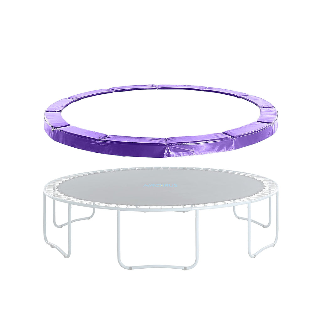 Machrus Upper Bounce Trampoline Replacement Safety Pad 6Ft - 16Ft Round-Trampolines Spring Cover Pvc Trampoline Skirt (Purple, 1
