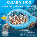 Keary 2 Pack Kids Swim Goggles Swimming Goggles For Toddler Children Girls Boys Youth, Anti-Fog Waterproof Uv Protection Crystal