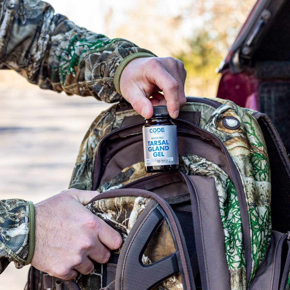 Code Blue Whitetail Tarsal Gland Gel - Concentrated Deer Attractant & Hunting Scent to Ignite Buck Dominance