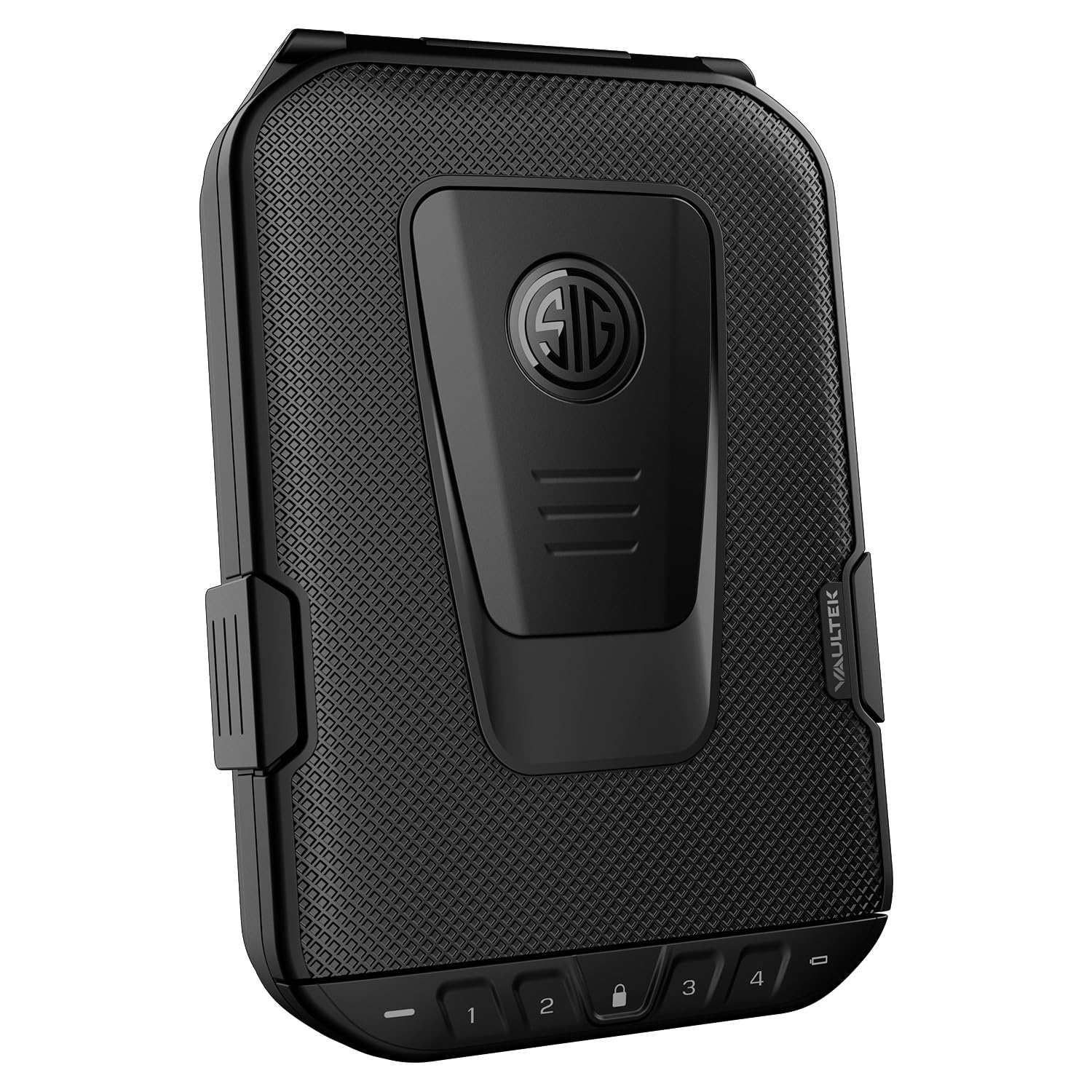 Vaultek Sig Sauer Edition Lifepod Secure Waterproof Travel Case Rugged Electronic Lock Box Travel Organizer Portable Handgun Cas