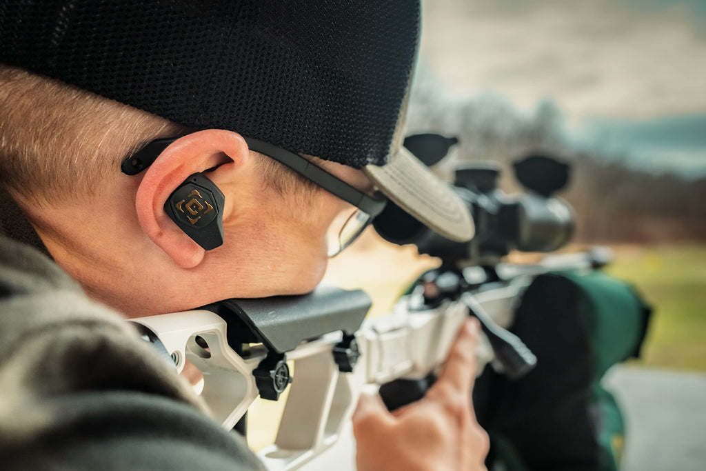 Caldwell E-Max Shadows Pro - Electronic Hearing Protection With Ambient Sound Amplification, Bluetooth, Rechargeable Case For Sh