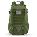 Jueachy Tactical Backpack For Men Hiking Day Pack Molle Military Rucksack Waterproof 30L Edc Bag With Usa Flag Patch Green