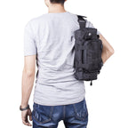 G4Free Deployment Bag Versatile Tactical Waist Pack,Hand Carry Camping Military Style Rucksack(Black)