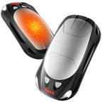 Nebafits Hand Warmers Rechargeable 2-Pack, Reusable Portable Magnetic Pocket Heater, USB 2-in-2 Hand Warmer, Suitable for Men an