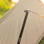 Onetigris Lightweight Tent Poles, 2Pc/Set, 7075 Aluminum Alloy, Adjustable & Extendable