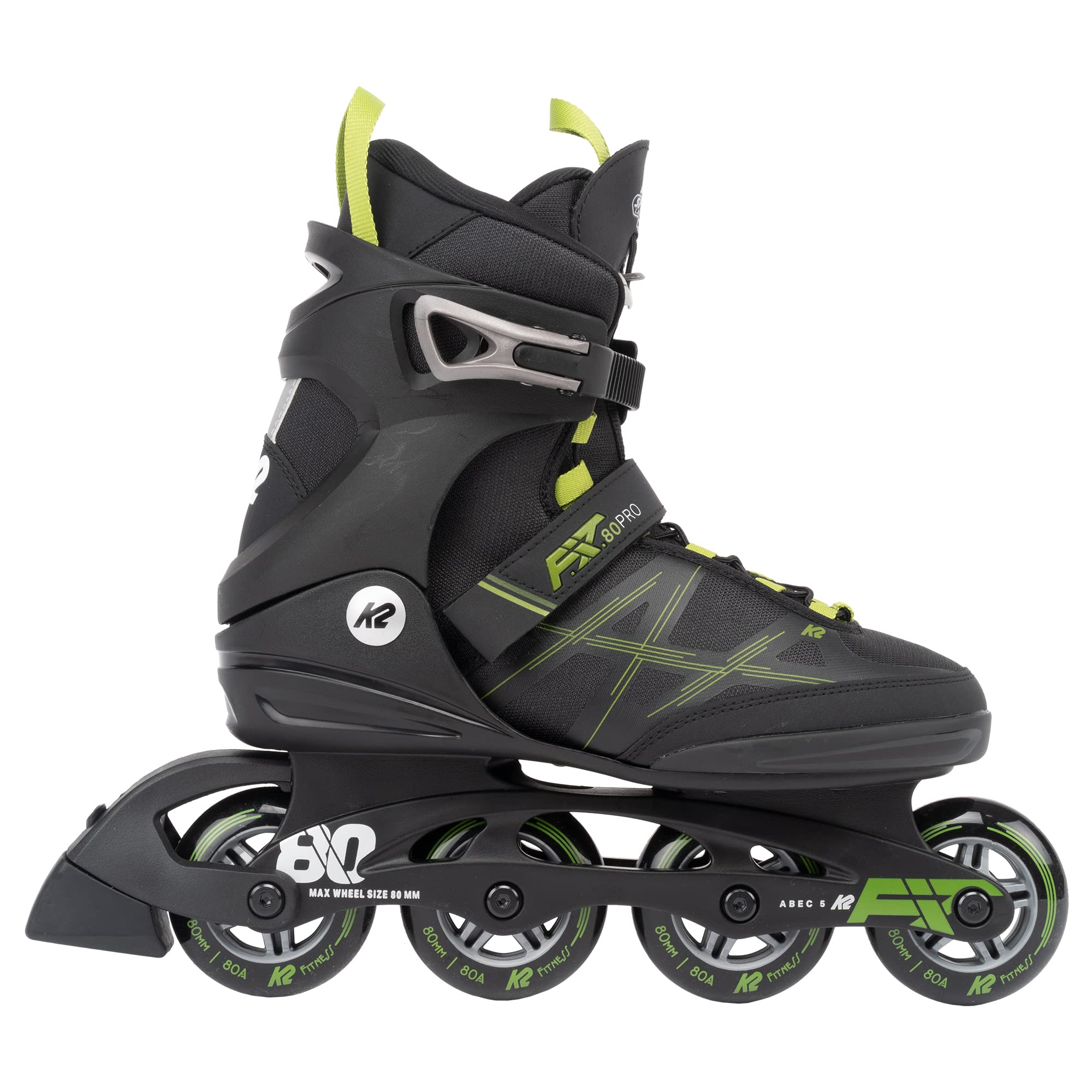 K2 Skate F.I.T. 80 Pro, 10, Black_Olive