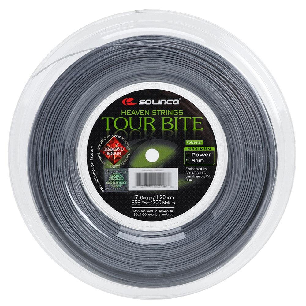 Solinco Tour Bite Diamond Rough (17-1.20Mm) String Reel (Silver)