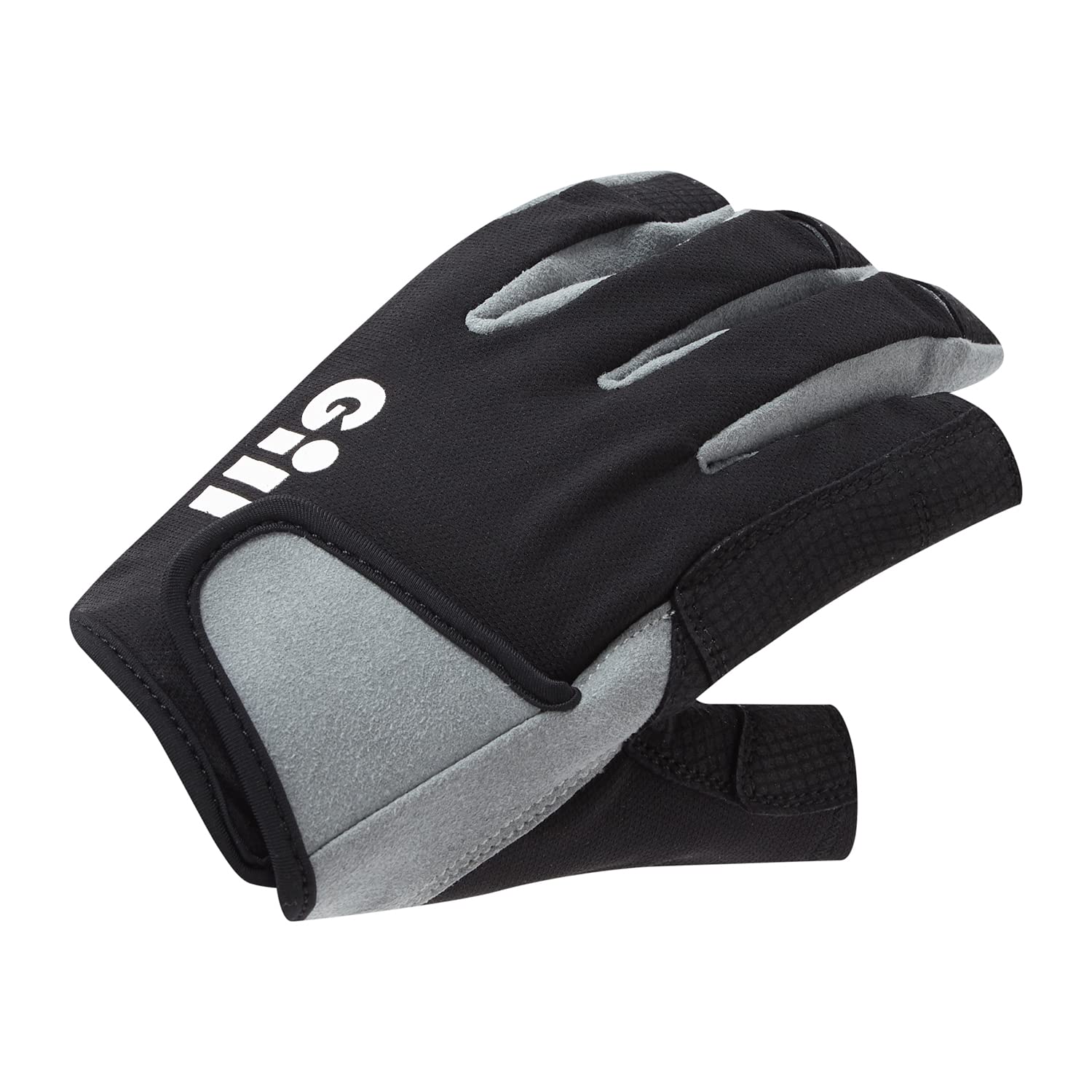Gill Deckhand Sailing Gloves - Long Fingers with Exposed Finger and Thumb - 50+ UV Sun Protection & Water Repellent