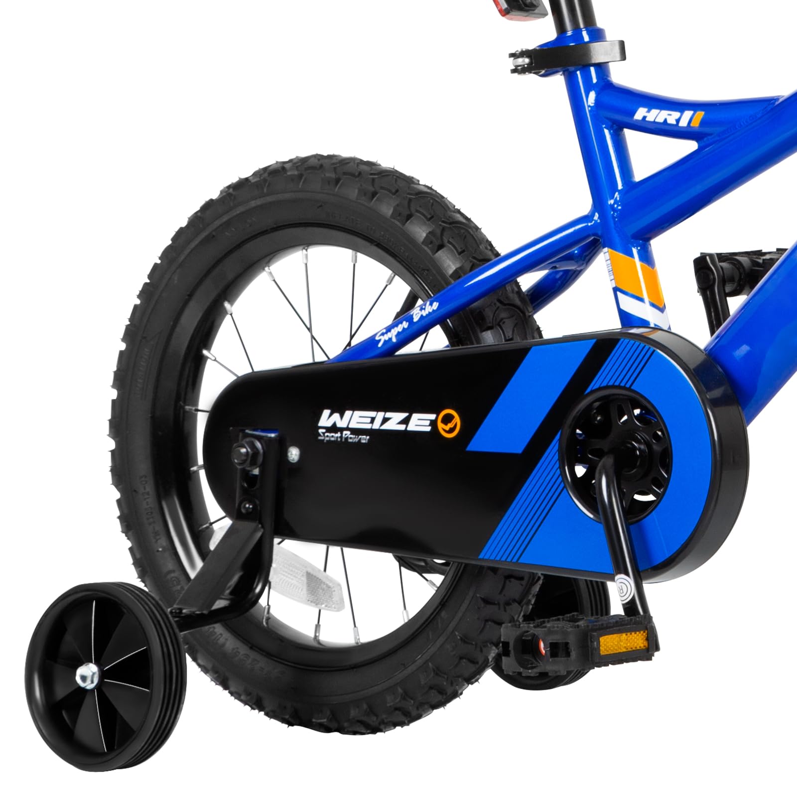 WEIZE Kids Bike, 14 Inch Children Bicycle for Boys Girls Ages 3-5 Years Old, Rider Height 35-42 Inch, Coaster Brake, Blue