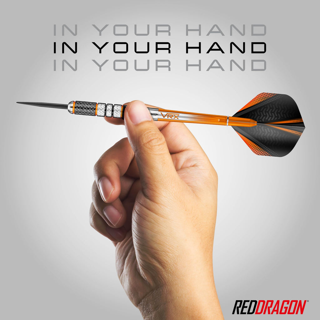 Red Dragon Amberjack 2: 21G Tungsten Darts Set With Flights And Shafts (Stems)