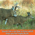 Nationwide Scents Deer Call | Buck Grunt Call For Whitetail Deer Hunting | Custom Cherry Wood Grunt Tube | Professional Deer Gru