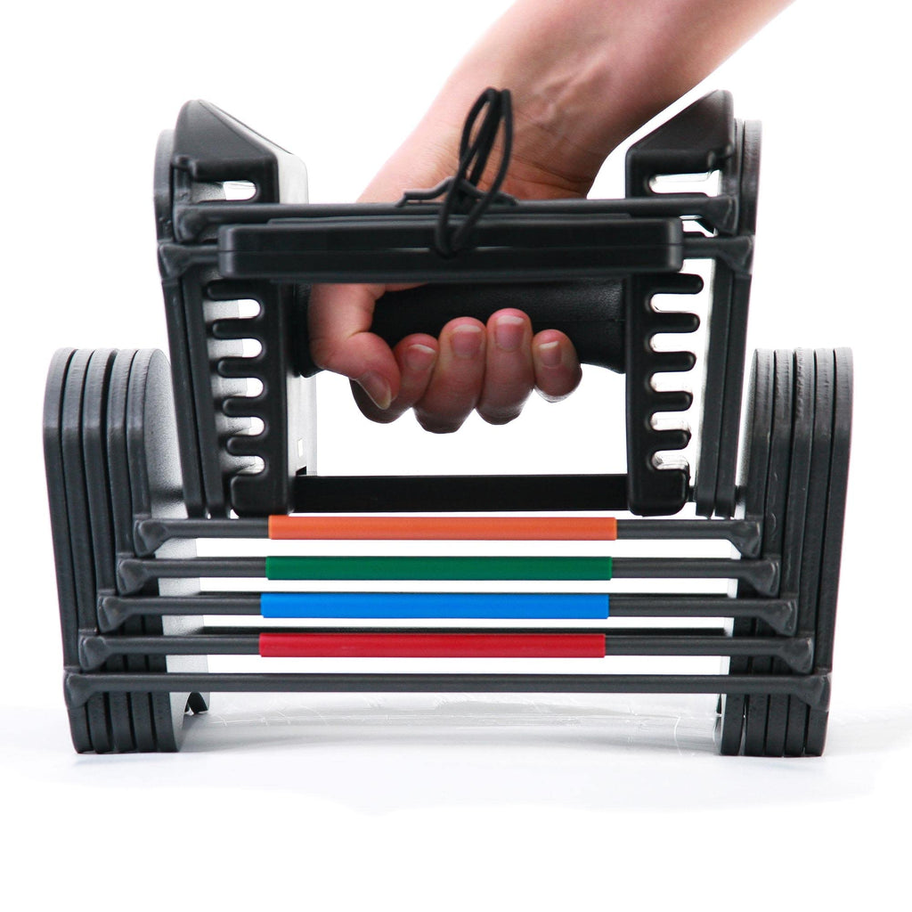 Powerblock Sport 24 Adjustable Dumbbells, Sold In Pairs, 3-24 Lb. Dumbbells, Durable Steel Build, Innovative At Home Workout Equ