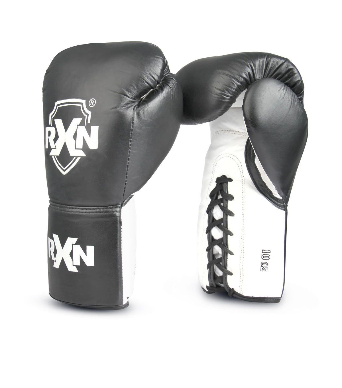 RXN Boxing PRO Fight Gloves (10 OZ, Black)