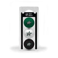 Team Golf Nhl Dallas Stars 3 Golf Ball Pack Regulation Size Golf Balls, 3 Pack, Full Color Durable Team Imprint