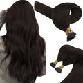 Sunny I Tip Hair Extensions Human Hair Dark Brown I Tip Real Human Hair Extensions Brown Pre Bonded I Tip Hair Extensions Real H