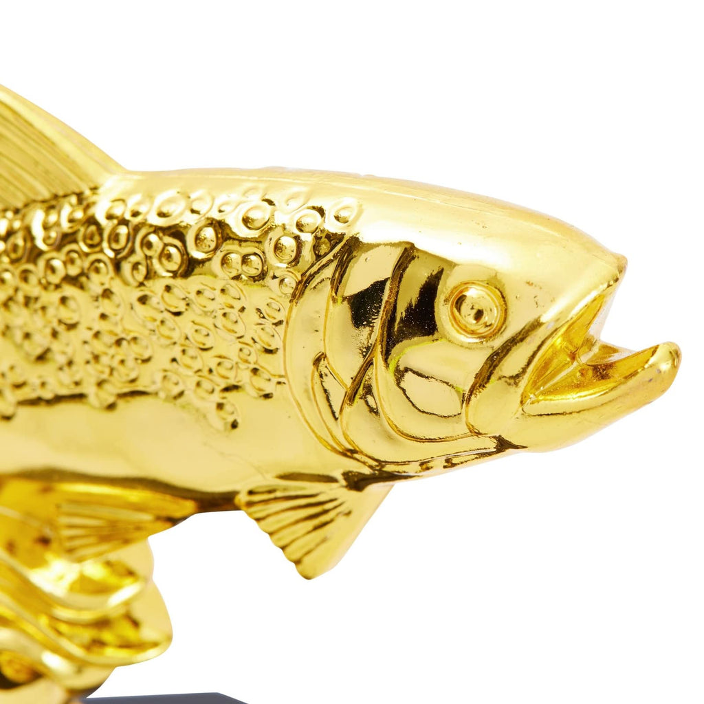Juvale Small Fish Trophy, Golden Fishing Award For Tournaments And Competitions (3X5 In)