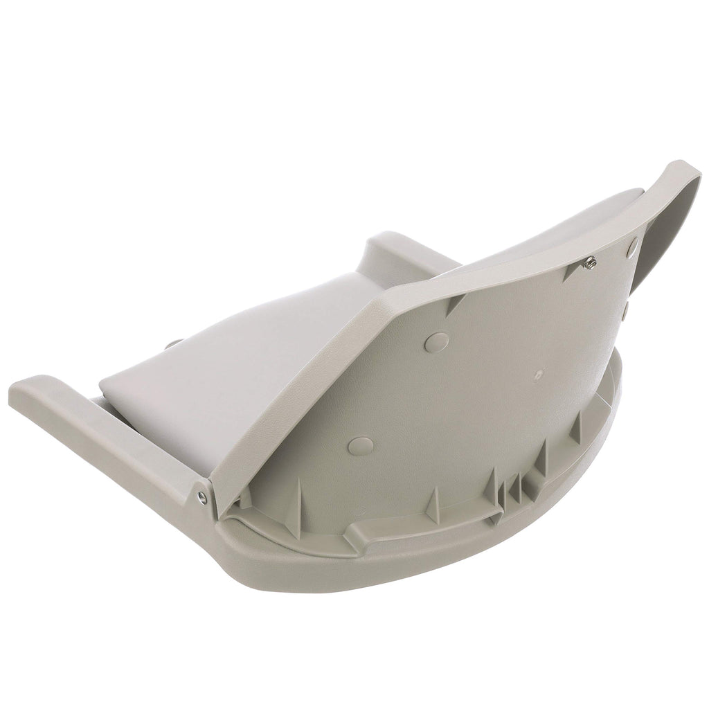 Attwood 98391Gy Padded Boat Seat, Gray, Molded Plastic Frame, 20 Inches W X 17 Inches D X 12 Inches H