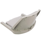 Attwood 98391Gy Padded Boat Seat, Gray, Molded Plastic Frame, 20 Inches W X 17 Inches D X 12 Inches H