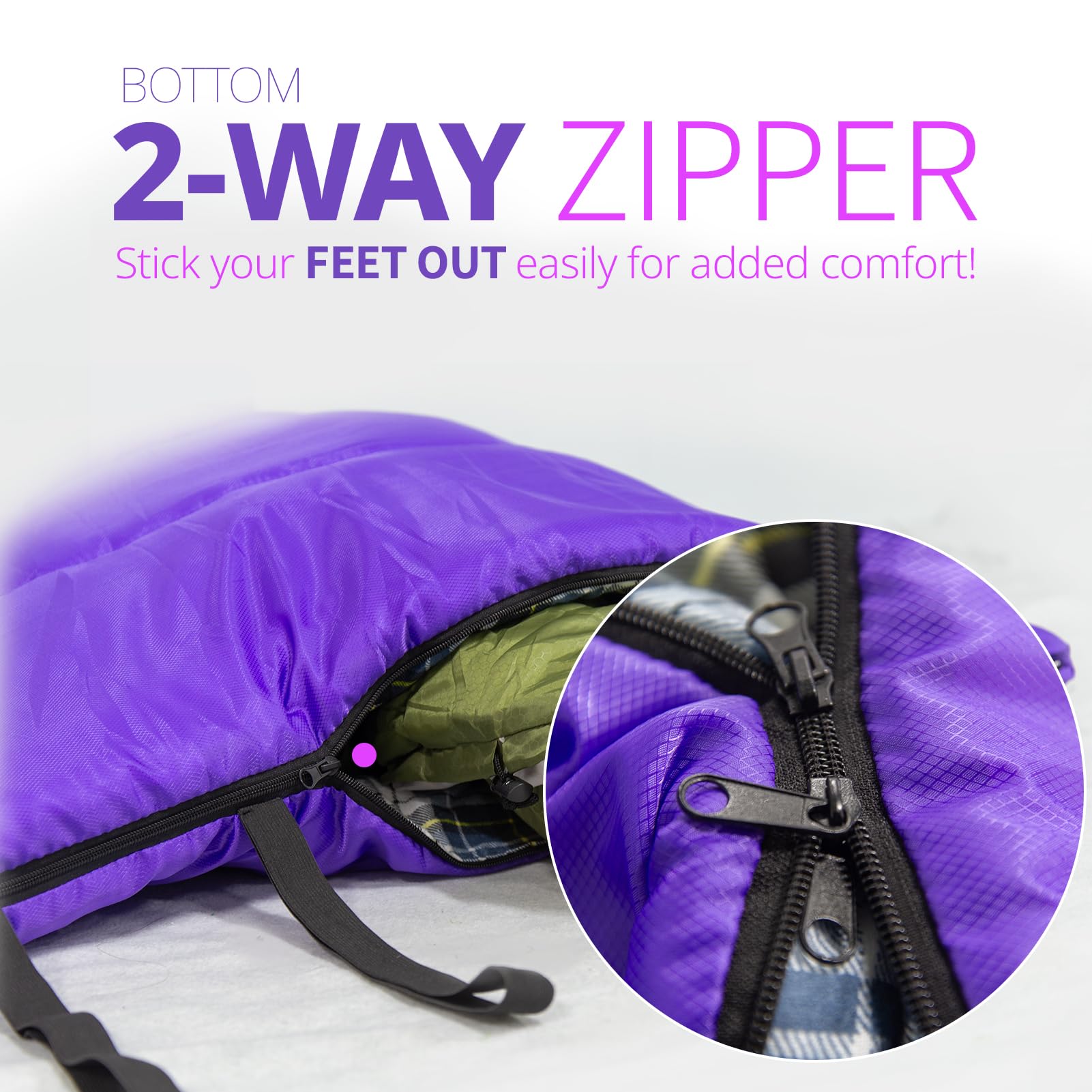 Geertop Flannel Sleeping Bag For Adults Backpacking Lightweight Waterproof Cold Weather Warm Sleeping Bag For Camping Hiking Out