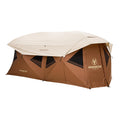 Gazelle Backcountry T10 All-Season Shelter - Quick Set-Up 10-Person Hub Shelter, Heavy-Duty Ripstop Fabric, HVAC Ports, Stove Ja