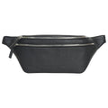 Grains & Tan Medium Genuine Leather Unisex Waist Pack Fanny Pack Waist Bag Hip Bag Travel Pouch With Multiple Pockets And Metal