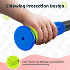 Saplize Bike Handlebar Grips, For Kids Girls Boys Bikes, Balance Bikes, Road Bikes And Scooters, Length 49, Blue
