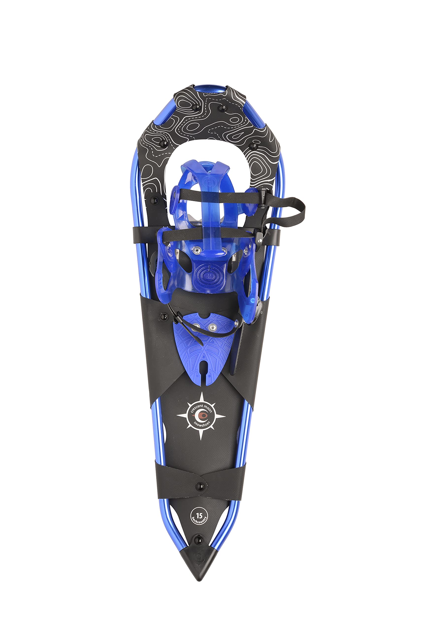 Crescent Moon Womens Backcountry Snowshoes - Leadville 29 (Blue): Womens Backcountry Snowshoe with Award Winning Single Loop Pu