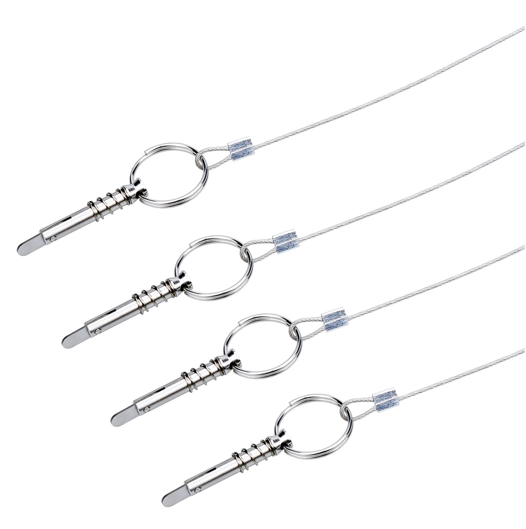 Thorn Boat Bimini Quick Release Pin With Lanyard (4 Pcs)