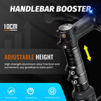 Rainflowwer Bike Stem 28.6Mm (1-1/8), 135Mm Aluminum Adapter Adjustable Alloy Handlebar Stem Riser For Mountain Bike, Road Bike,