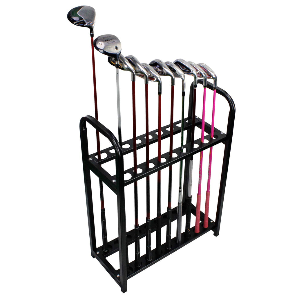 Crestgolf Acrylic Golf Club Organizers Golf Club Display Golf Putter Rack (18-Hole)