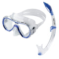 Seac Set Giglio Dry Valve, Snorkeling Set With Underwater Mask And Snorkel, Blue, Standard