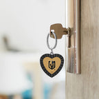 Rico Industries Ncaa Washington State Cougars Ncaa Rhinestone Heart Colored Keychain, Maroon, 3-Inches In Length