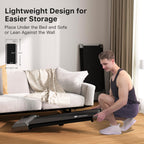 Walking Pad, 2 In 1 Treadmills For Home With Remote Control, Under Desk Treadmill Office Quiet, Portable Treadmill With Installa