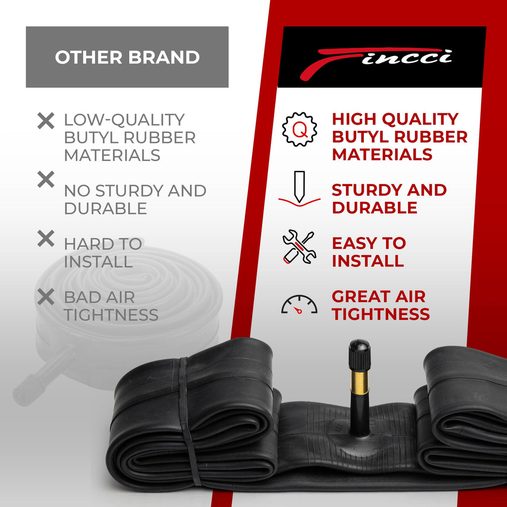 Fincci Pair Bike Inner Tube 26 X 175-2125 Inch 48Mm Schrader Valve Inner Tubes For Mountain Mtb Bicycle - Compatible Sizes: 1751