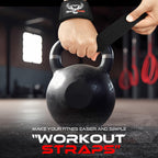 Beast Rage Lifting Straps For Weightlifting, Weight Lifting Straps Gym Power Workouts Lifting Wrist Straps Padded Cotton Men Wom