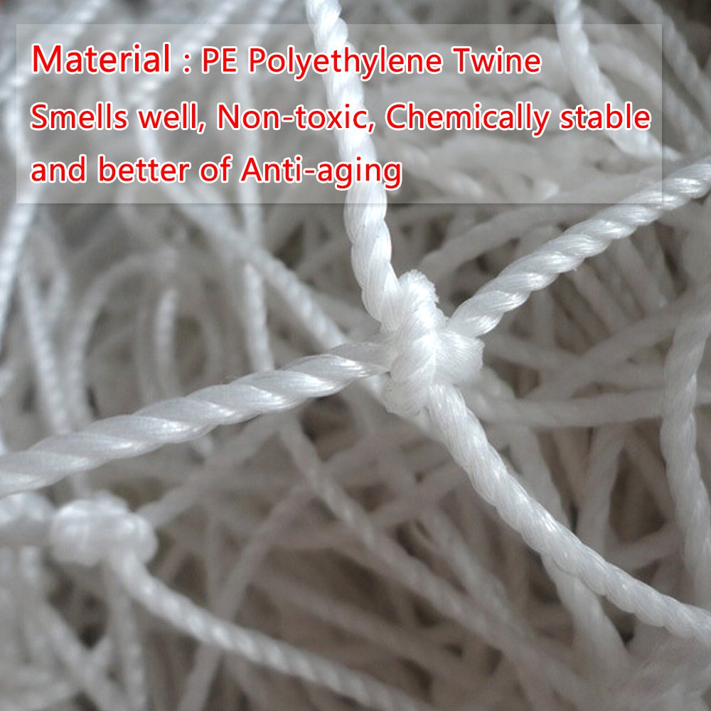Soccer Goal Net Football Polyethylene Training Nets Full Size Post Not Included(12 X 6Ft)