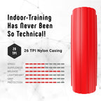 Vittoria Zaffiro Pro Home Trainer Tire - Indoor Bike Trainer Tire - Foldable Training Bicycle Tire (29X1.35, Red)
