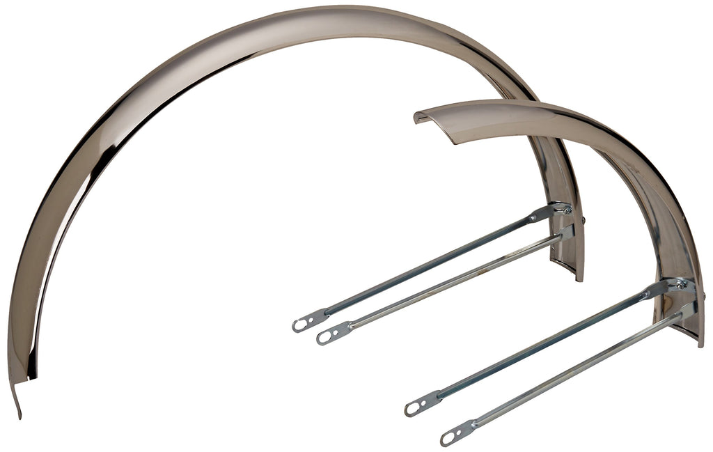 Wald 952-26 Standard Bicycle Fenders (26-Inch, Chrome)