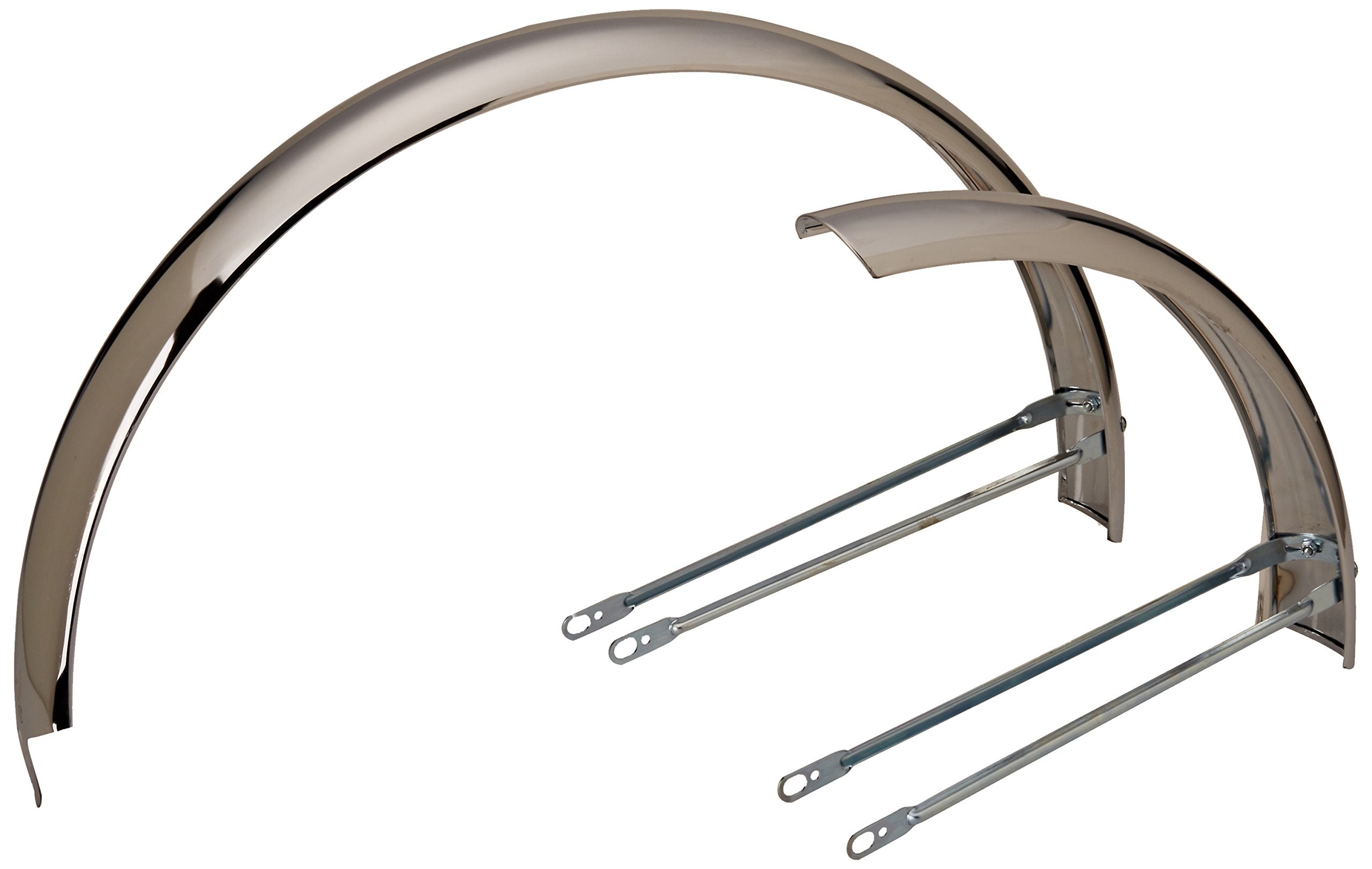 Wald 952-26 Standard Bicycle Fenders (26-Inch, Chrome)