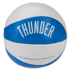Franklin Sports Nba Oklahoma City Thunder Toy Basketballs - 2 Pack Of Kids Soft Mini Basketballs For Over The Door + Indoor Hoop