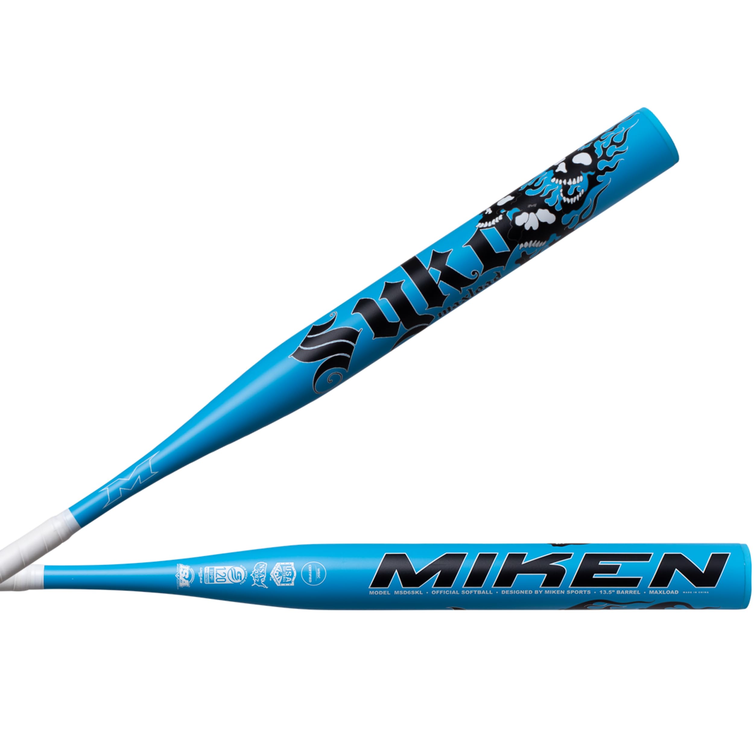 Miken | SYKO Slowpitch Softball Bat | All Association | 13.5 Barrel | Endload | 25 oz