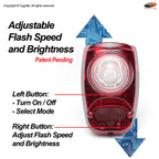Cygolite Hotshot Sl- 50 Lumen Bike Tail Light- 6 Night & Daytime Modes- User Tuneable Flash Speed- Compact Design- Ip64 Water Re