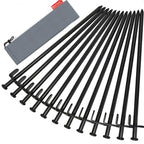 Tent Stakes, Heavy Duty Camping Stakes 12In-12Parks Forged Steel Tent Pegs Unbreakable And Inflexible - Available In Rocky Place
